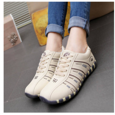 Badminton Shoes- Beige