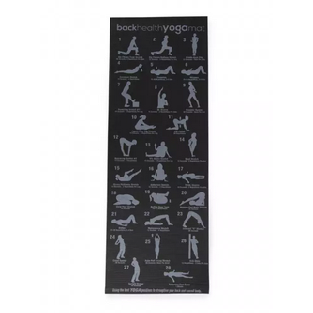 Instructional Yoga Mat