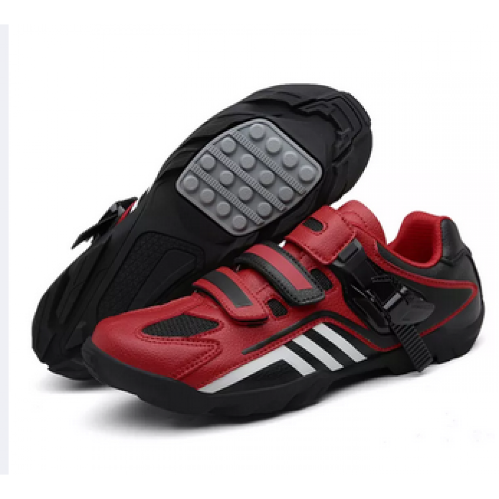 Red Cycling Shoes